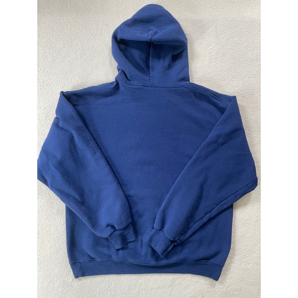 The Greenbrier Resort WV Mens Large Hoodie Blue Embroidered Fleece Sweatshirt - Picture 12 of 12